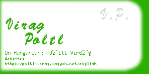 virag poltl business card